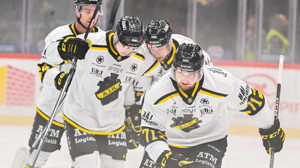 AIK:s Branden Troock satte stopp på Nybros segertrend. Arkivbild.