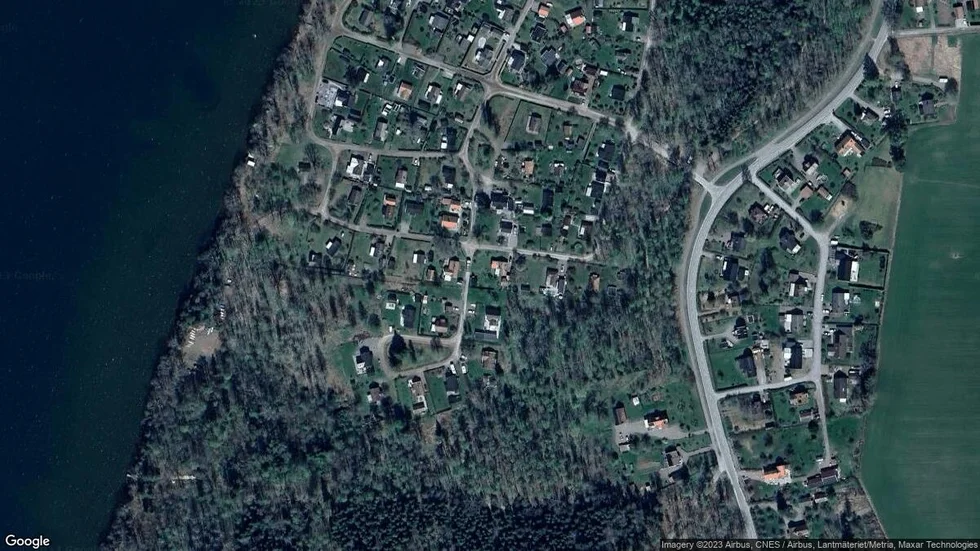 Området kring Strandbadens Stugområde 67