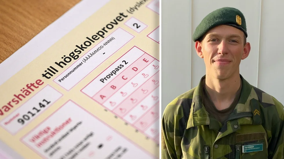 Marcus Ringmar i Arvidsjaur skrev 1,95 på högskoleprovet.
