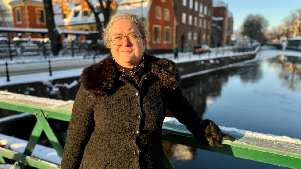 Kristina Rudbjer har träffat två av de tidigare huvudrollsinnehavarna i "Doctor Who". Hon intervjuade Sylvester McCoy på Reginateatern redan för tio år sedan ("en jätterolig farbror") och mötte senare Colin Baker på SF-mässan. "Nu återstår bara att själv få spela med i serien", säger hon och skrattar.