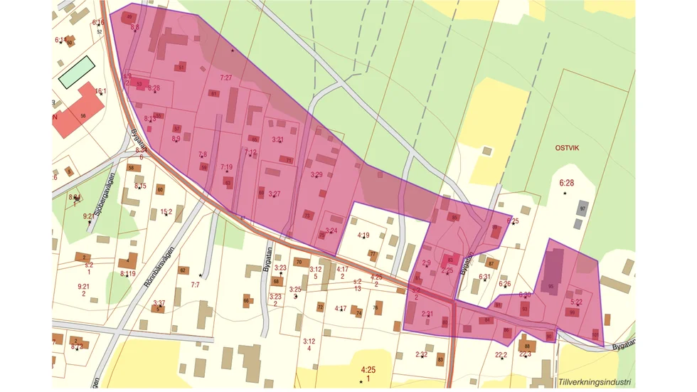 Avstägningen berör följande byggnader, enligt Skellefteå kommun. 