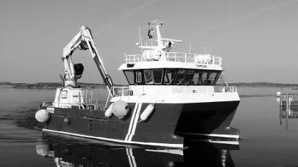 Servicefartyg. Det är fyra fartyg av den här typen som Gotlandsbolaget köpt av Northern Offshore Service. Det här är Supplier.Foto: NOS