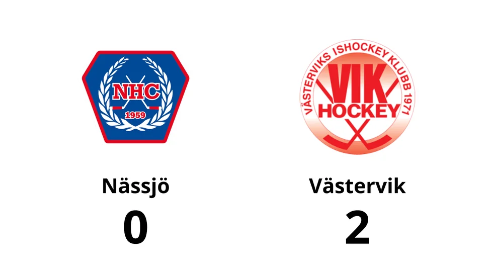 Nässjö HC förlorade mot Västerviks IK