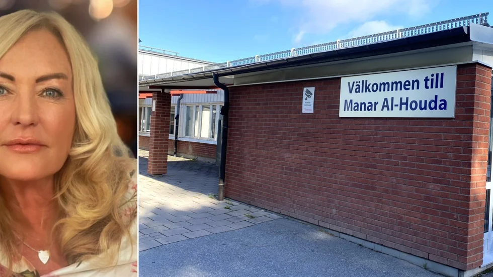 Birgitte Blicher, rektor för Lyrans Läroverk, har nyss lämnat in ansökan om att få driva undervisning i gamla Manar Al-Houdas skollokaler i Valsätra. 
