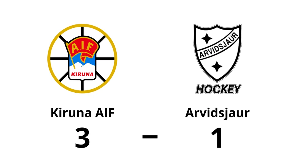 Kiruna AIF vann mot IFK Arvidsjaur