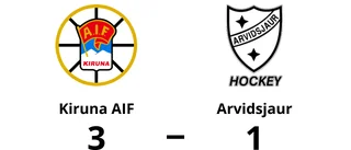 Seger med 3-1 för Kiruna AIF mot Arvidsjaur