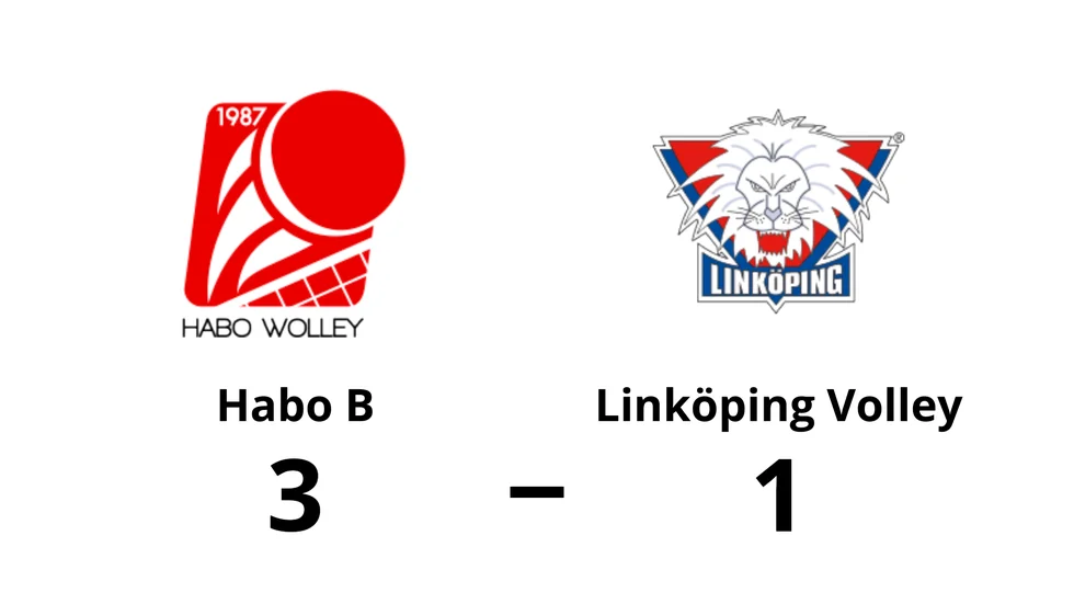 Habo B vann mot Linköping Volley