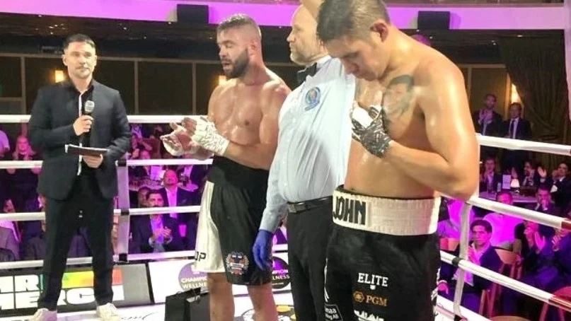 Kirunaboxaren John Salomonsson vann även sin tredje proffsmatch.