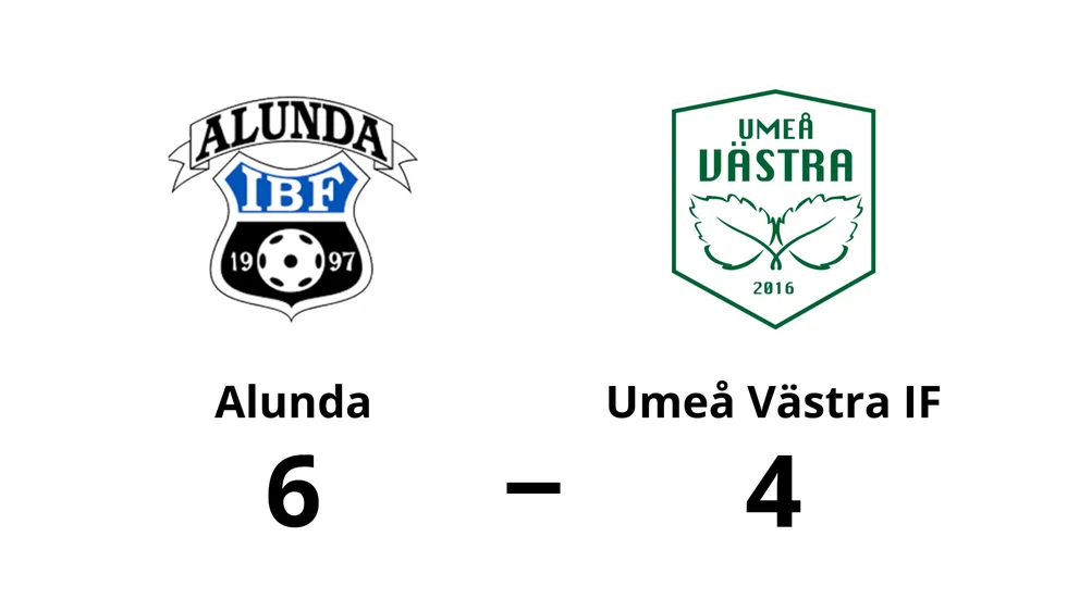 Alunda IBF vann mot Umeå Västra IF