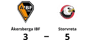Seger för Storvreta borta mot Åkersberga IBF