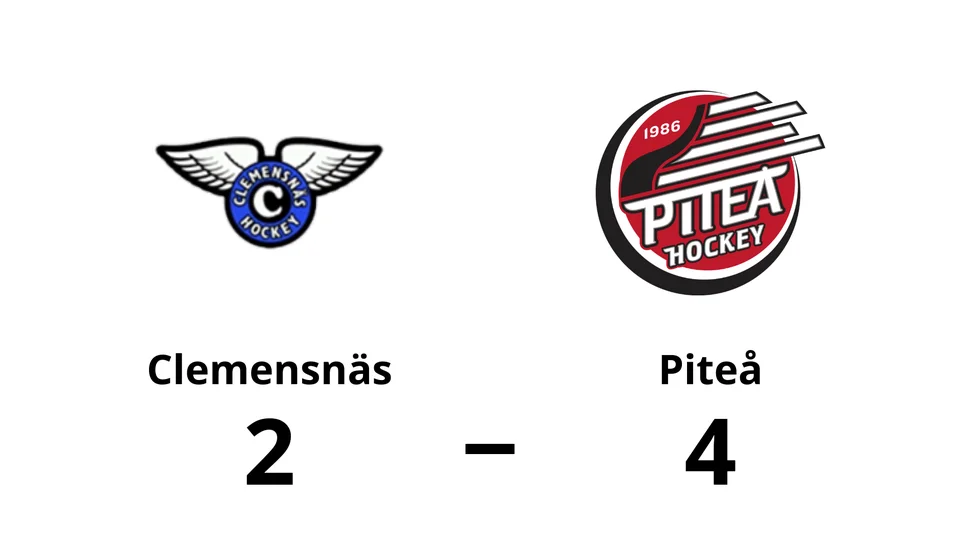 Clemensnäs HC förlorade mot Piteå