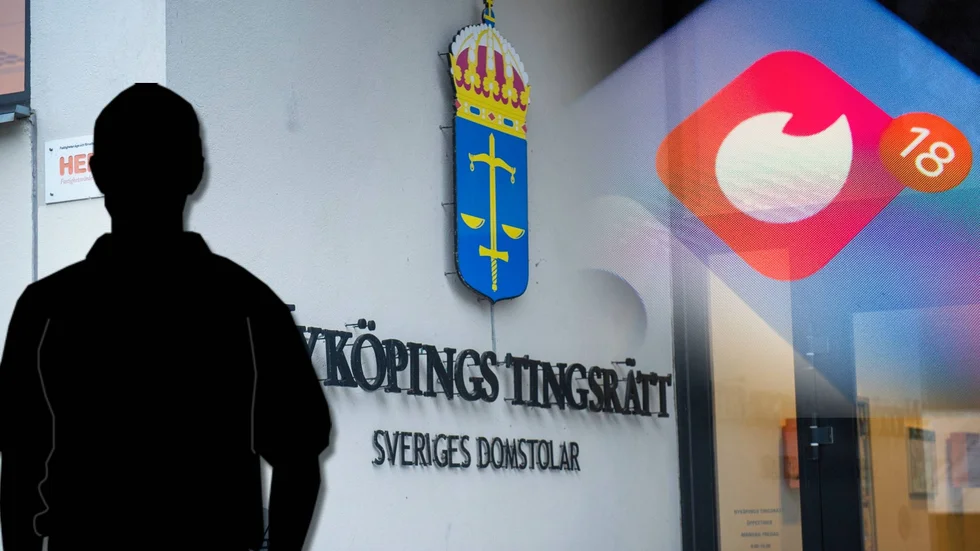Mannen och kvinnan hade chattat med varandra på sociala medier under några veckors tid innan han kom till Nyköping. 