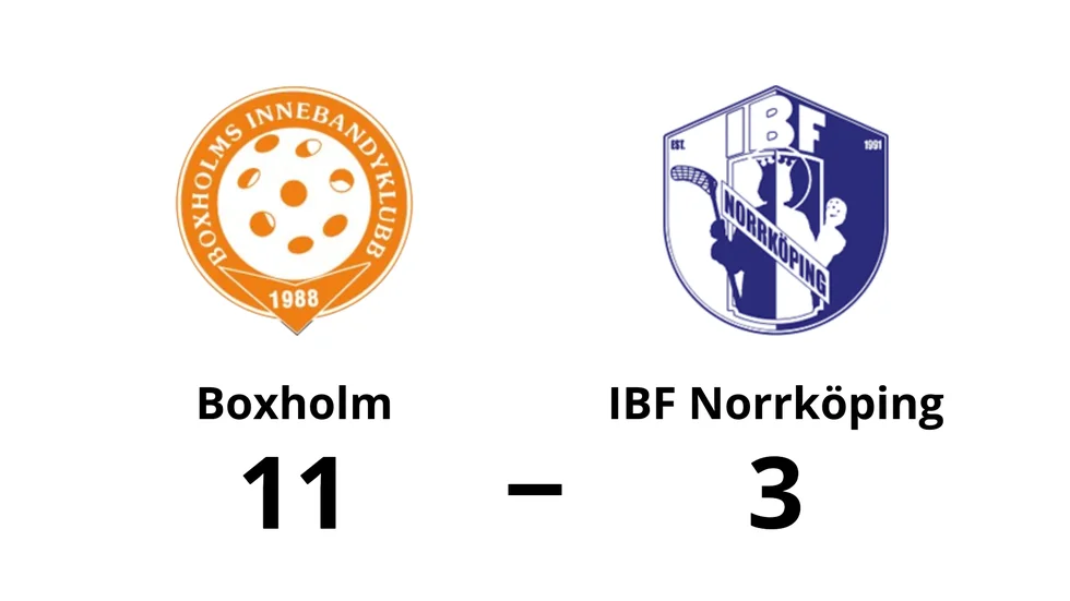 Boxholms IBK vann mot IBF Norrköping