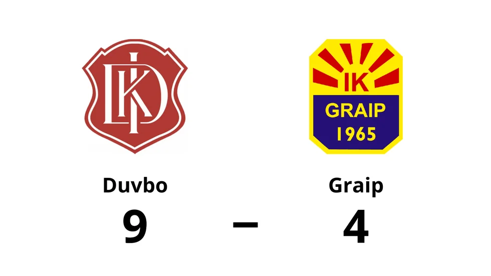 Duvbo IK vann mot IK Graip