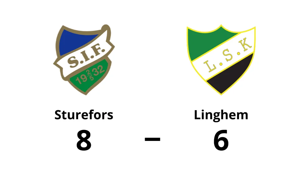 Sturefors IF vann mot Linghems SK
