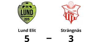 Strängnäs föll i första matchen mot Lund Elit