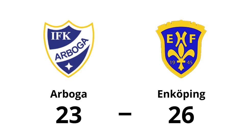 IFK Arboga HK förlorade mot Enköpings HS