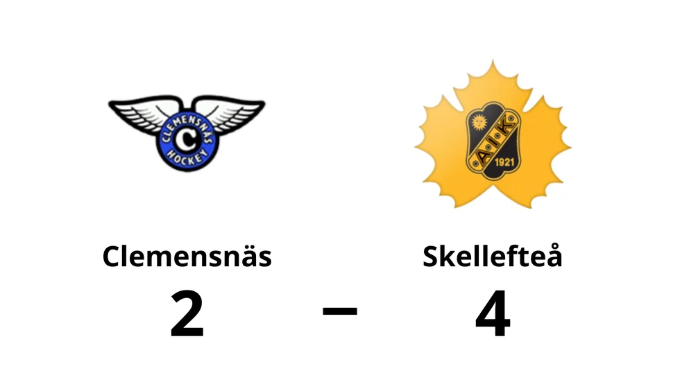 Clemensnäs HC förlorade mot Skellefteå AIK