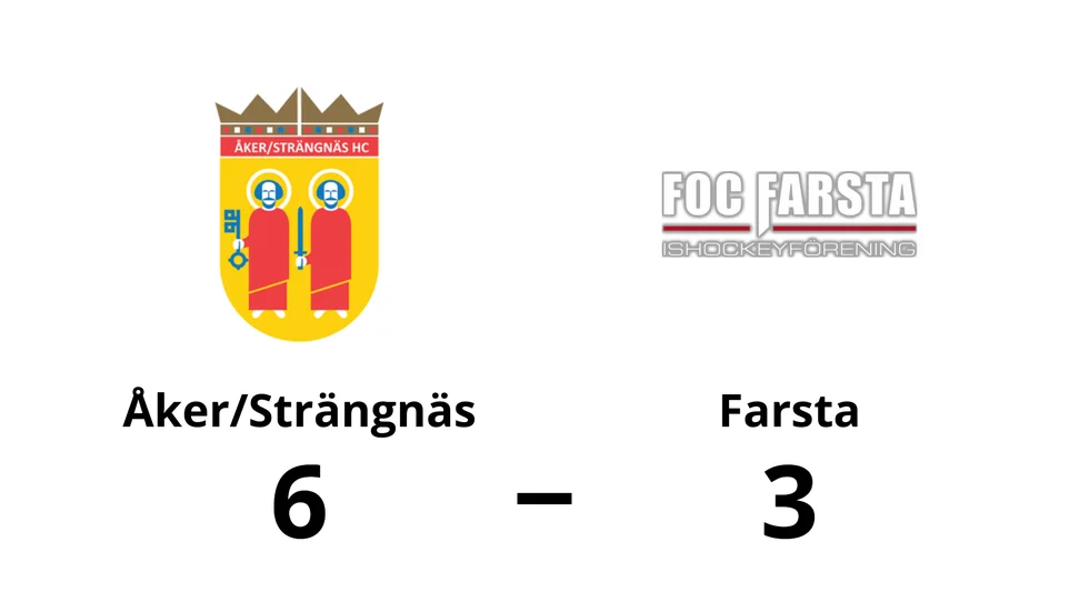 Åker/Strängnäs HC vann mot FOC Farsta IF