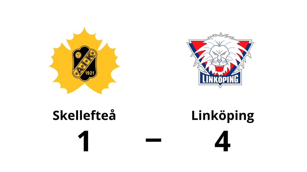 Skellefteå AIK förlorade mot Linköping HC