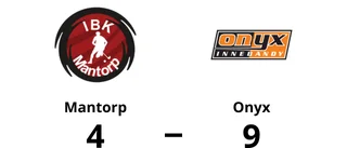 Tung förlust för Mantorp på hemmaplan mot Onyx