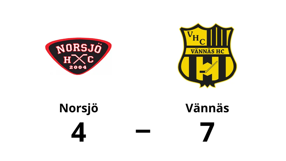 Norsjö HC förlorade mot Vännäs HC