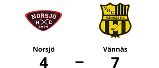 Svårstoppade Vännäs fortsätter vinna – 7-4 mot Norsjö