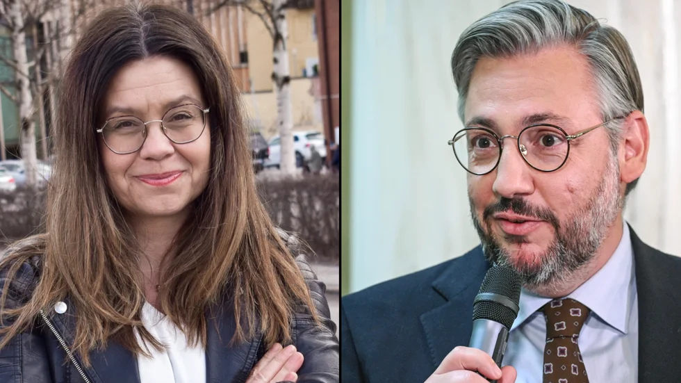 Helena Lindahl (C) är riksdagsledmot från Västerbotten. Muharrem Demirok är Centerpartiets partiledare.