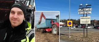 Fräcka stölden: Stal jätteflak – mitt på parkering