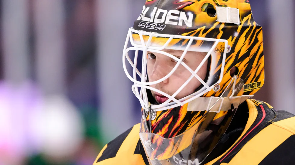 Linus Söderström stod för en superb insats mellan stolparna när Skellefteå AIK vann den andra SM-kvartsfinalen mot Färjestad.