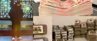 Knarkpoliserna fick vittring – hittade kilovis med hasch 