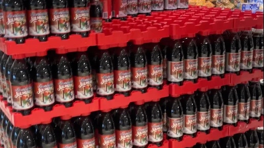 Julmusten har intagit hyllorna på sina håll.