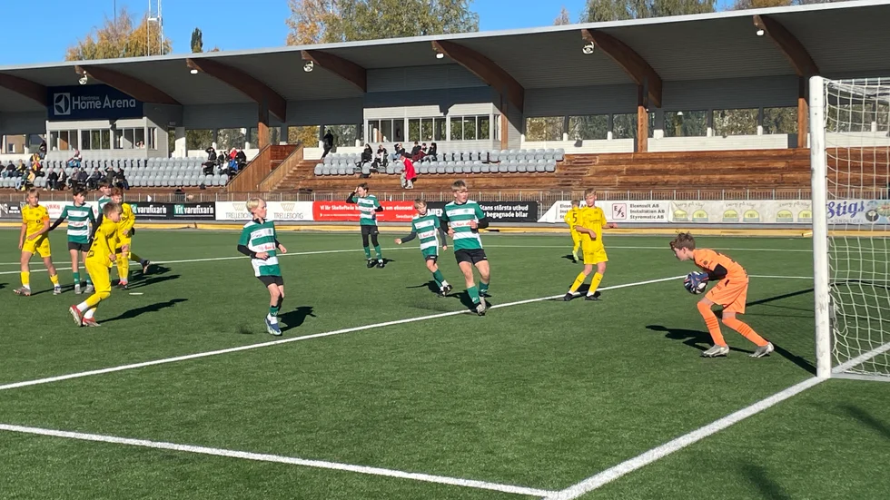 I den andra halvleken höjde sig Gammelstads IF/Sunderbyns SK:s P14 och till slut lyckades de få hål på Bodö Gilmts målvakt.