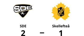 Skellefteå föll i straffläggningen borta mot SDE