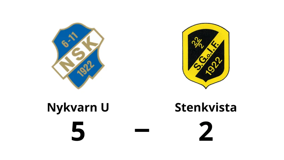 Nykvarns SK U vann mot Stenkvista GoIF