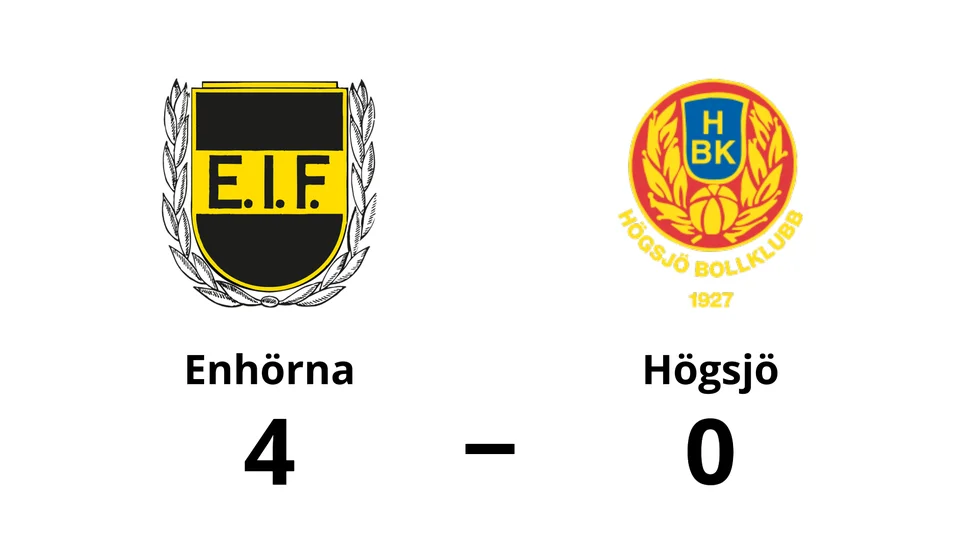 Enhörna IF vann mot Högsjö BK