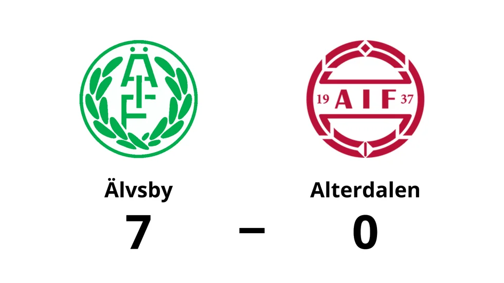 Älvsby IF vann mot Alterdalens IF