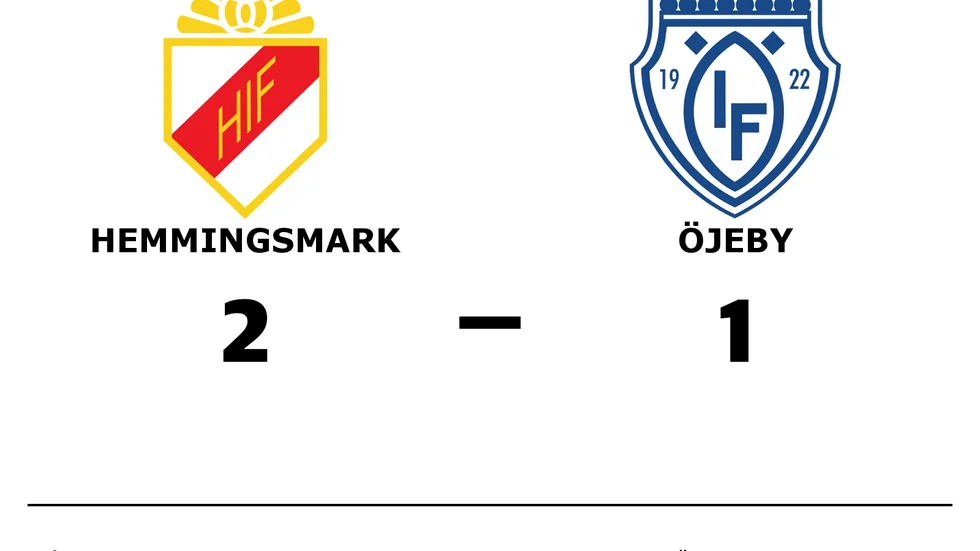 Hemmingsmarks IF vann mot Öjeby IF