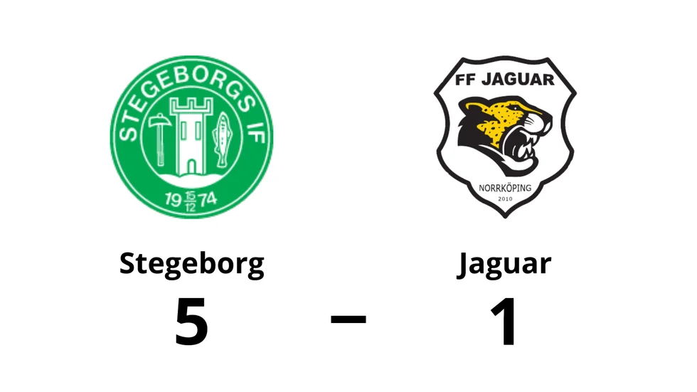 Stegeborgs IF vann mot FF Jaguar