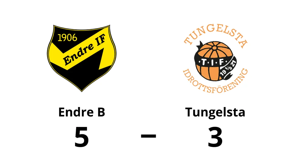 Endre IF B vann mot Tungelsta IF