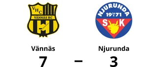 Wilmer Lundquist gjorde två mål när Vännäs vann