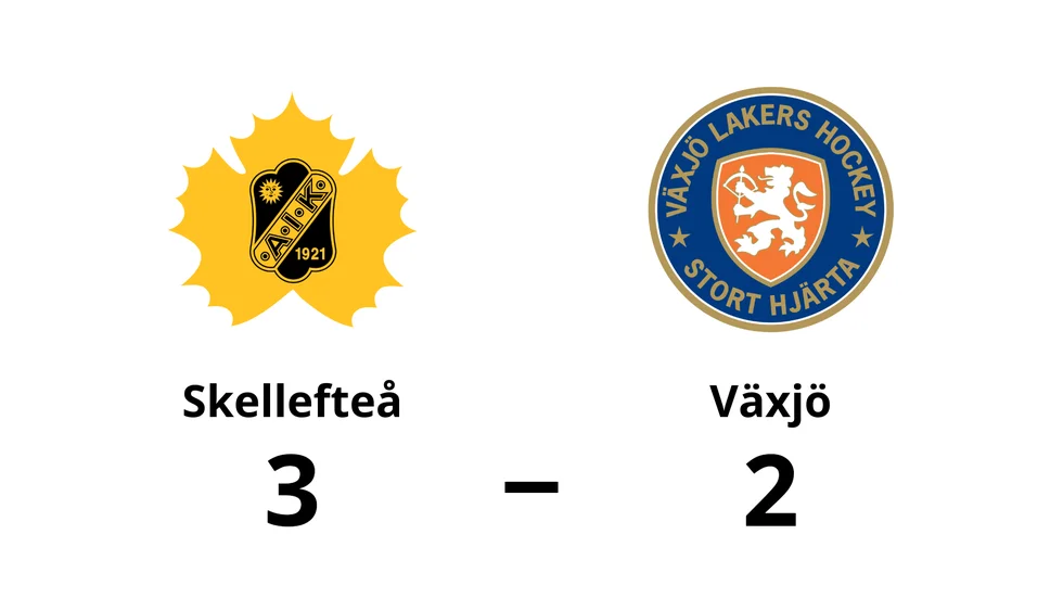 Skellefteå AIK vann mot Växjö Lakers HC