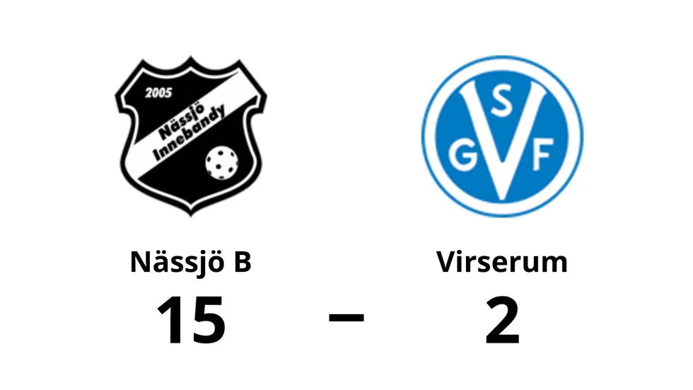 Nässjö IBF B vann mot Virserums SGF