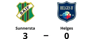 Jubel för Sunnersta efter seger