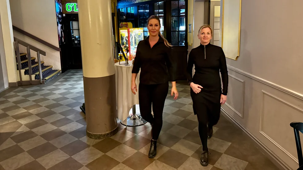 Zandra Fridén och Sarah Lagerbäck på Statt.