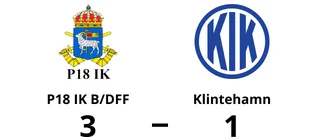 Tung seger för P18 IK B/DFF i toppmatchen mot Klintehamn
