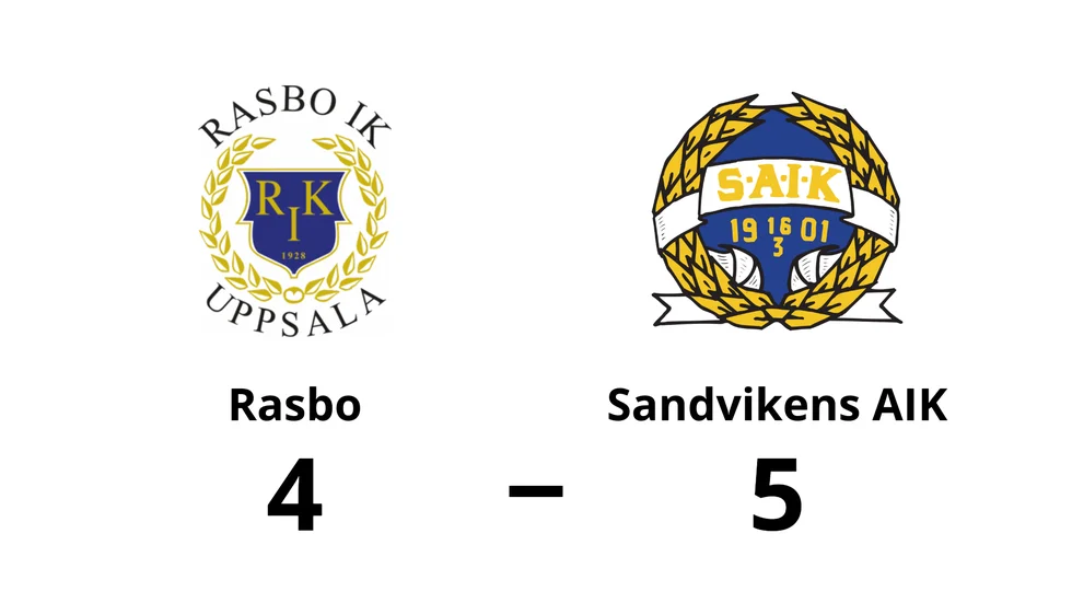 Rasbo förlorade mot Sandvikens AIK