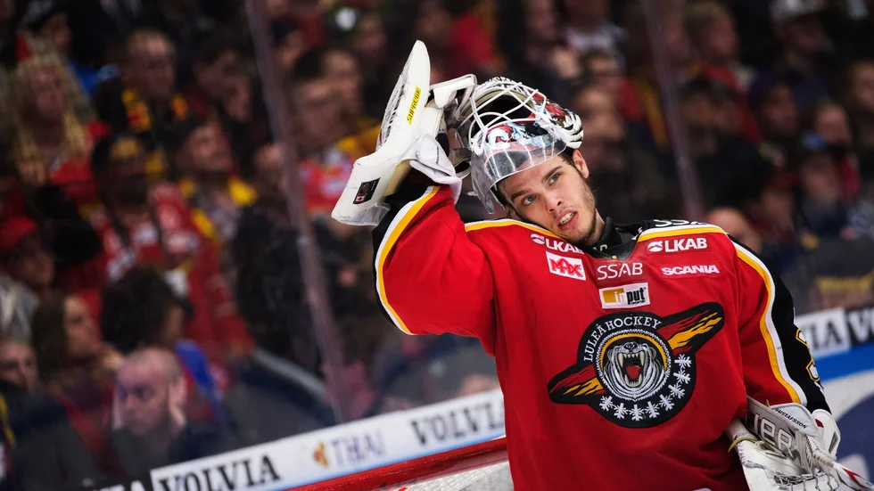 Johan Gustafsson under tiden i Luleå Hockey.