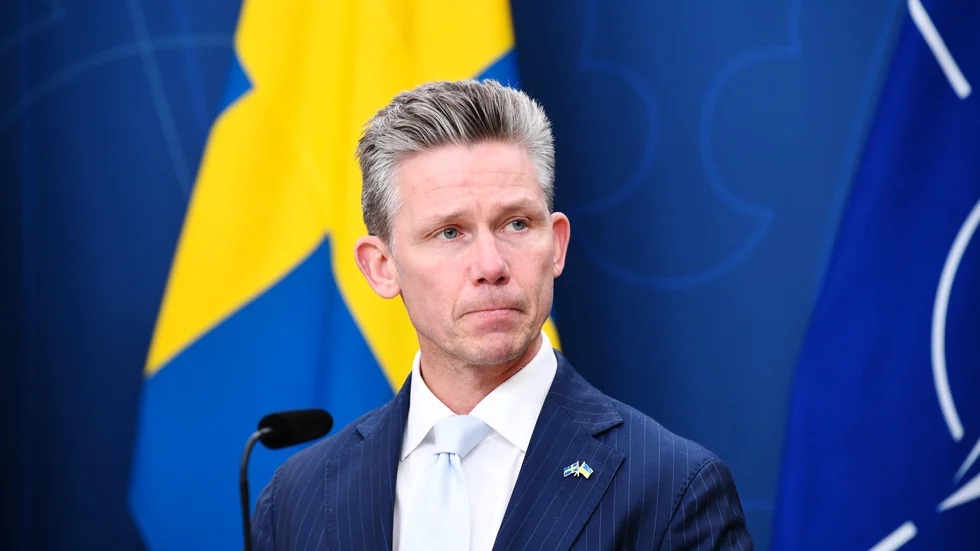 Försvarsminister Pål Jonson (M).