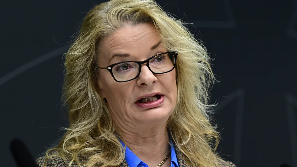 Liberal? Skolminister Lotta Edholm (L) vill sätta lås på alla skolor. Frågan är om det är särskilt genomtänkt. 